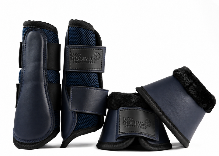 Navy Coolflow Brushing Boots