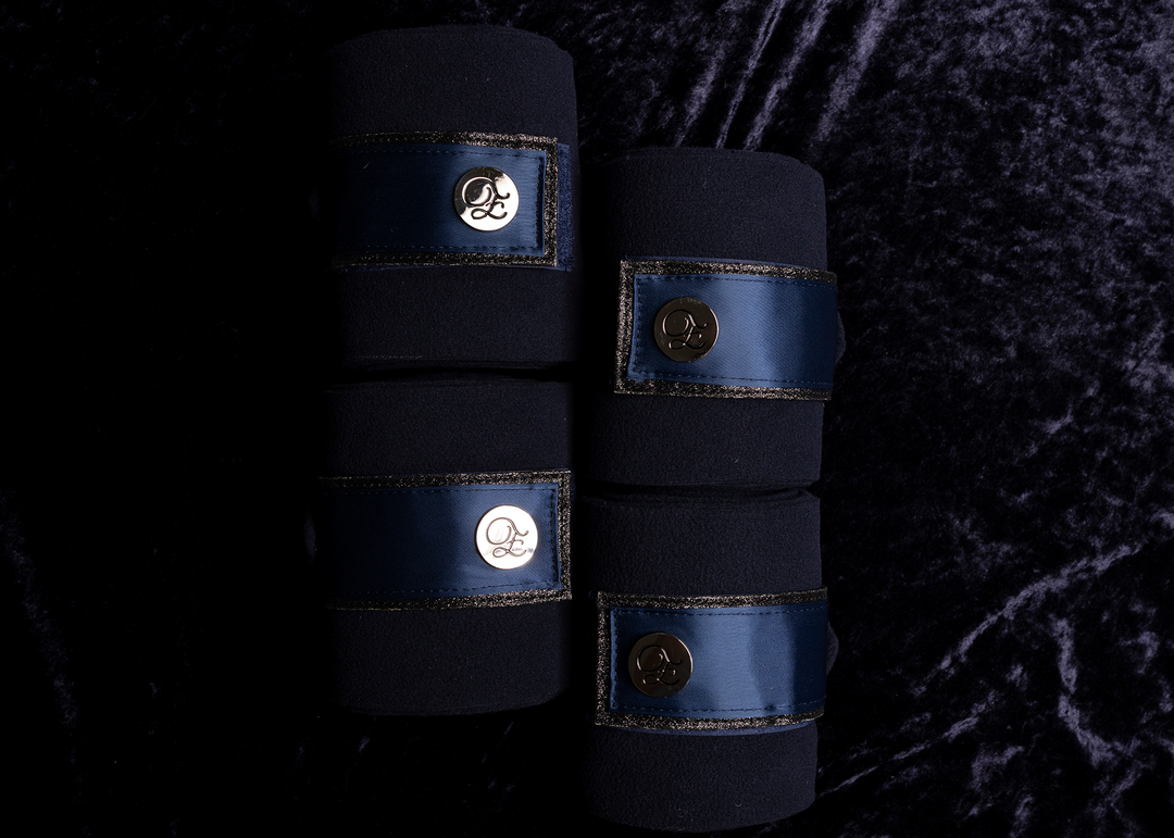 'The Prince' Navy Stardust Polo Wraps