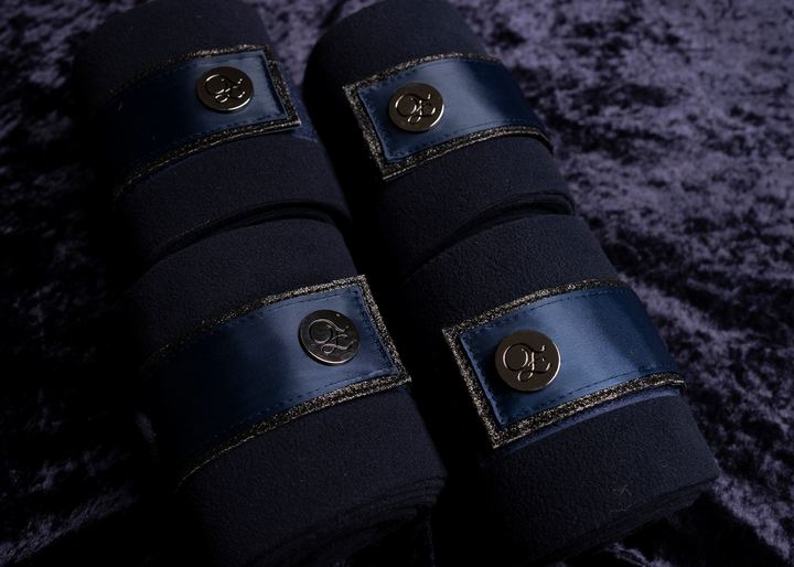 'The Prince' Navy Stardust Polo Wraps