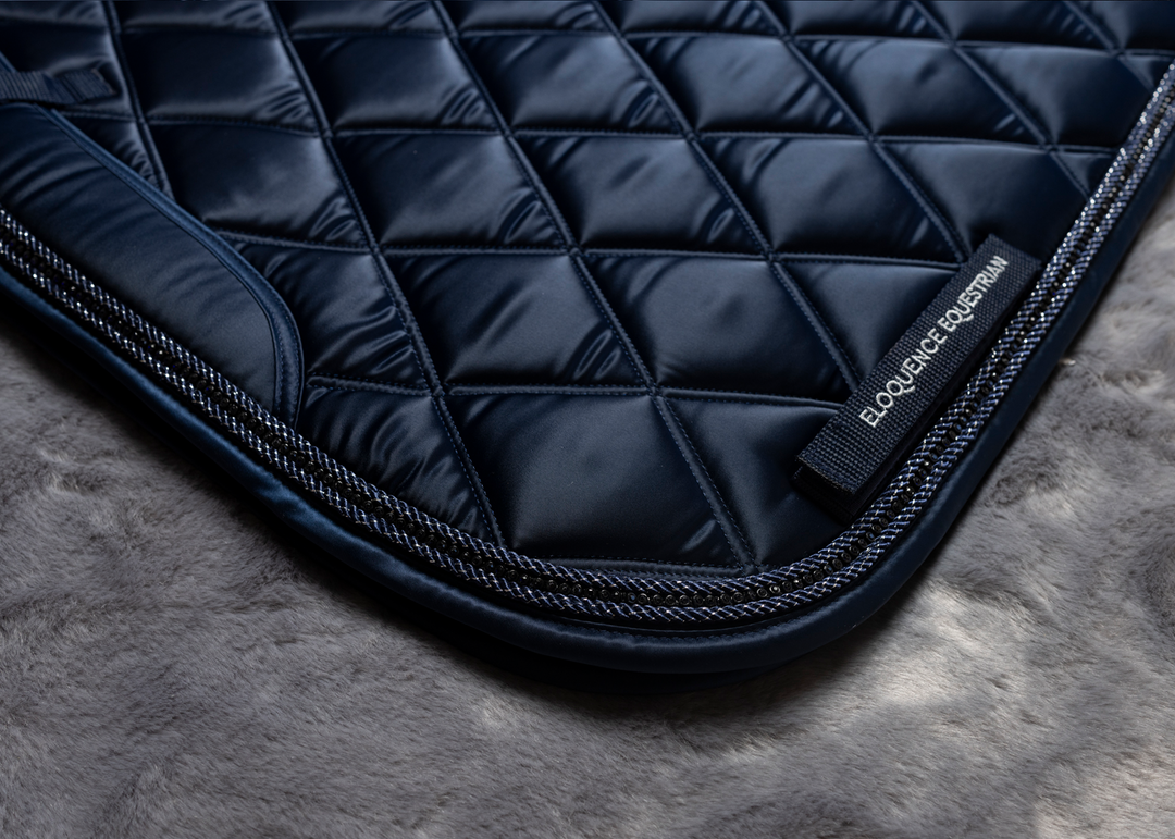 'The Prince' Navy Jewel Saddle Pad