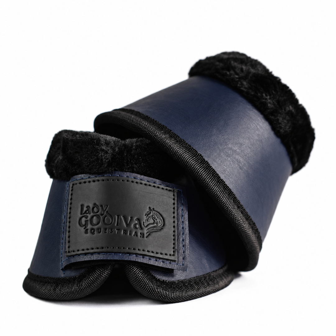 Navy Bell Boots