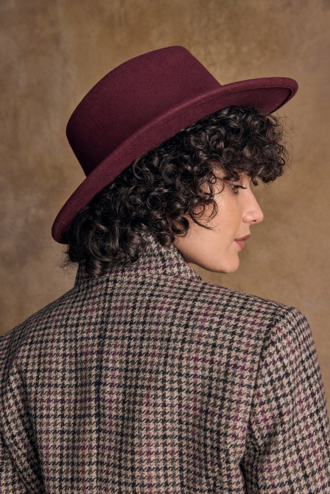 Jack Murphy Ireland - Boston Felt Hat - Burgundy - Hats