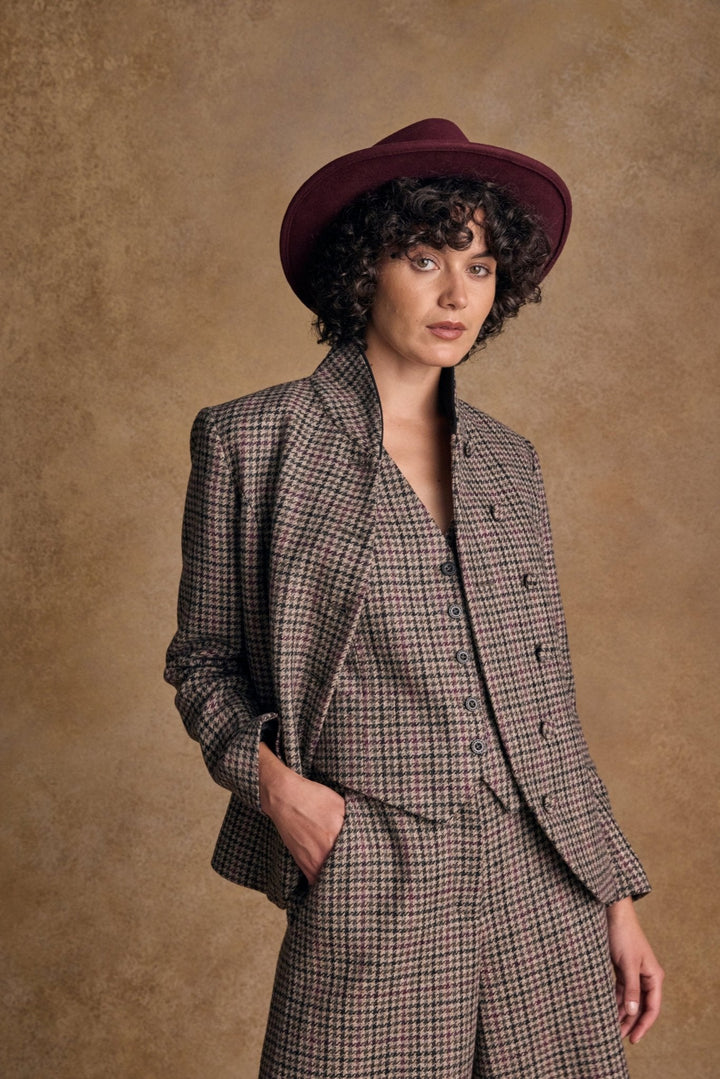 Jack Murphy Ireland - Boston Felt Hat - Burgundy - Hats