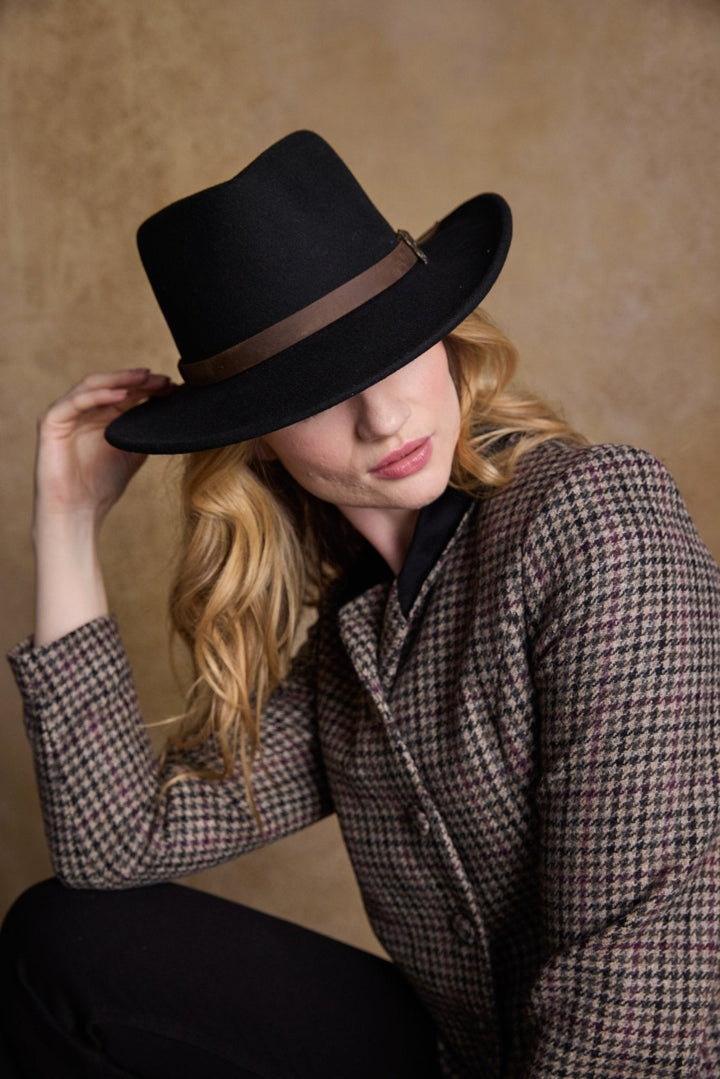 Jack Murphy Ireland - Boston Felt Hat - Black - Hats