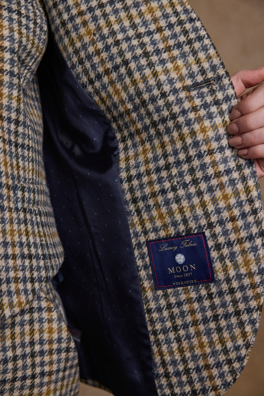 Jack Murphy Ireland - Nicole Tweed Jacket - Saffron Cobalt Check - Tweed