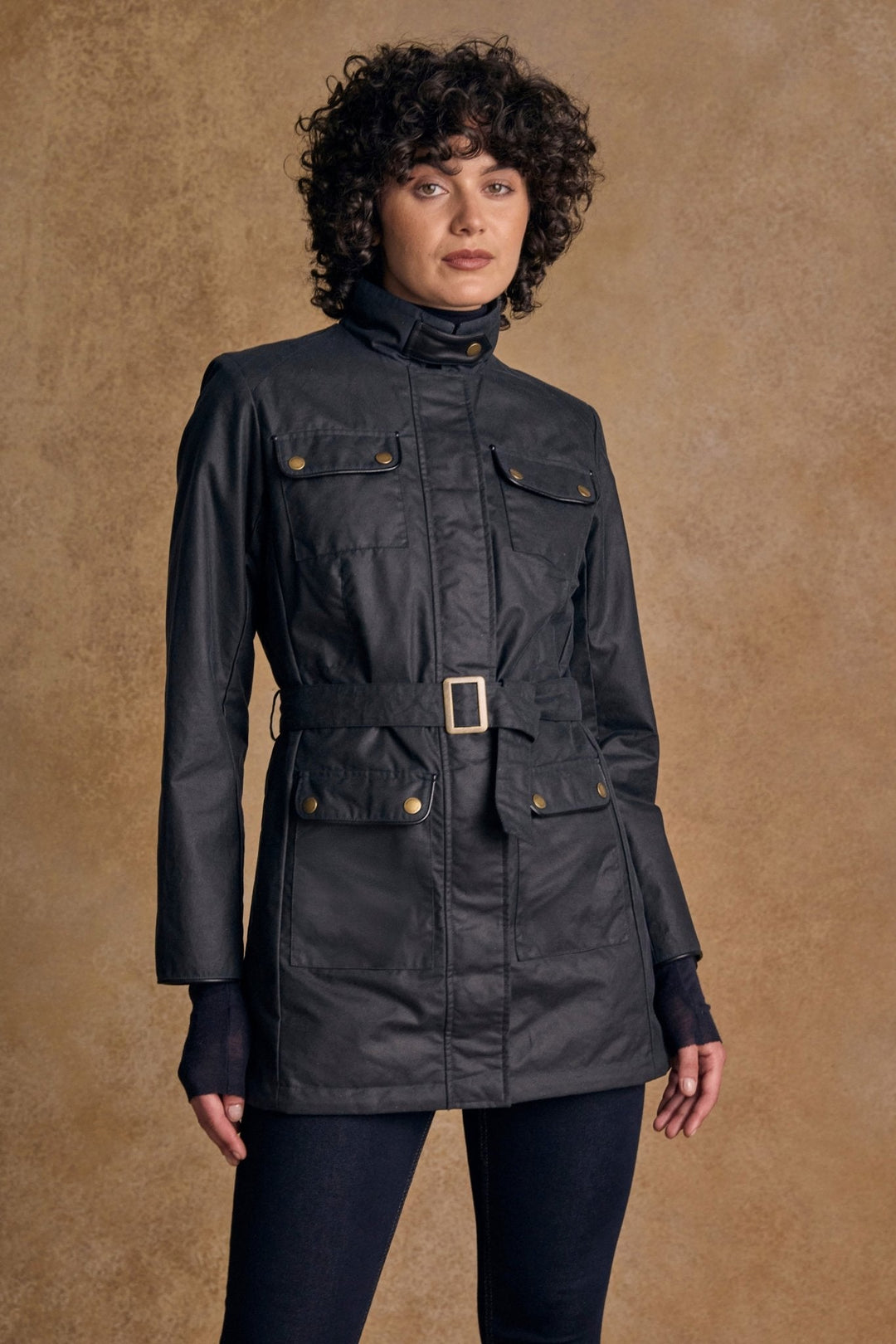 Jack Murphy Ireland - Orla Wax Jacket - Navy - Wax