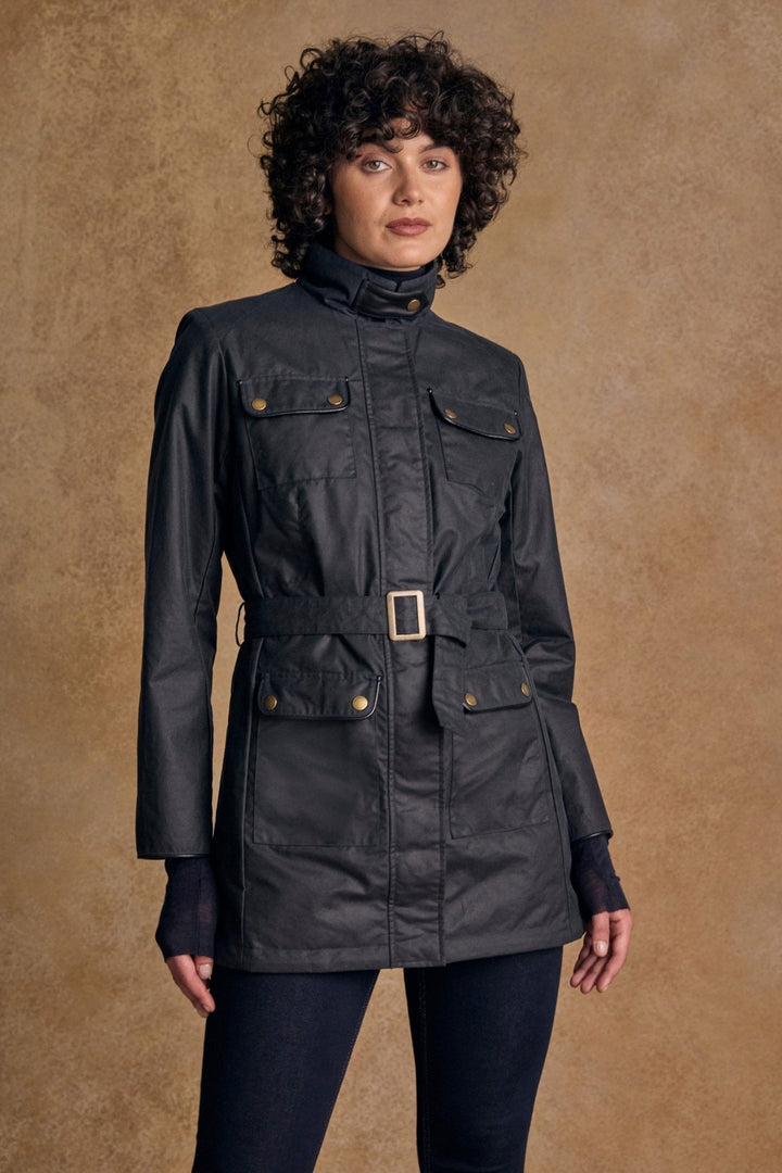 Jack Murphy Ireland - Orla Wax Jacket - Navy - Wax