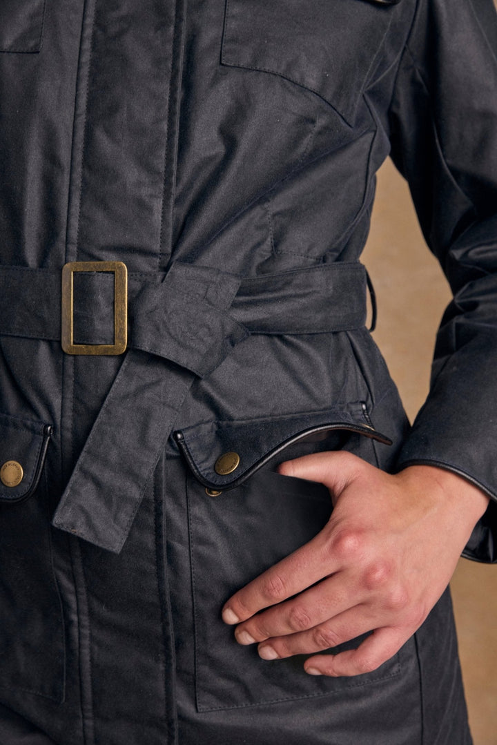 Jack Murphy Ireland - Orla Wax Jacket - Navy - Wax