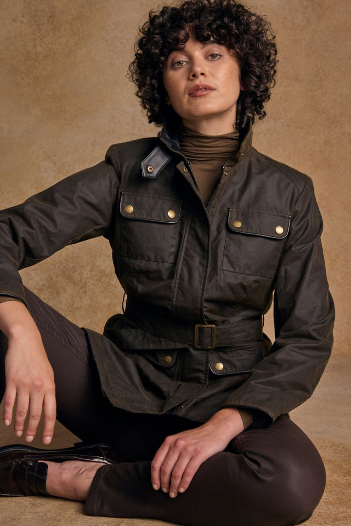 Jack Murphy Ireland - Orla Wax Jacket - Olive - Wax