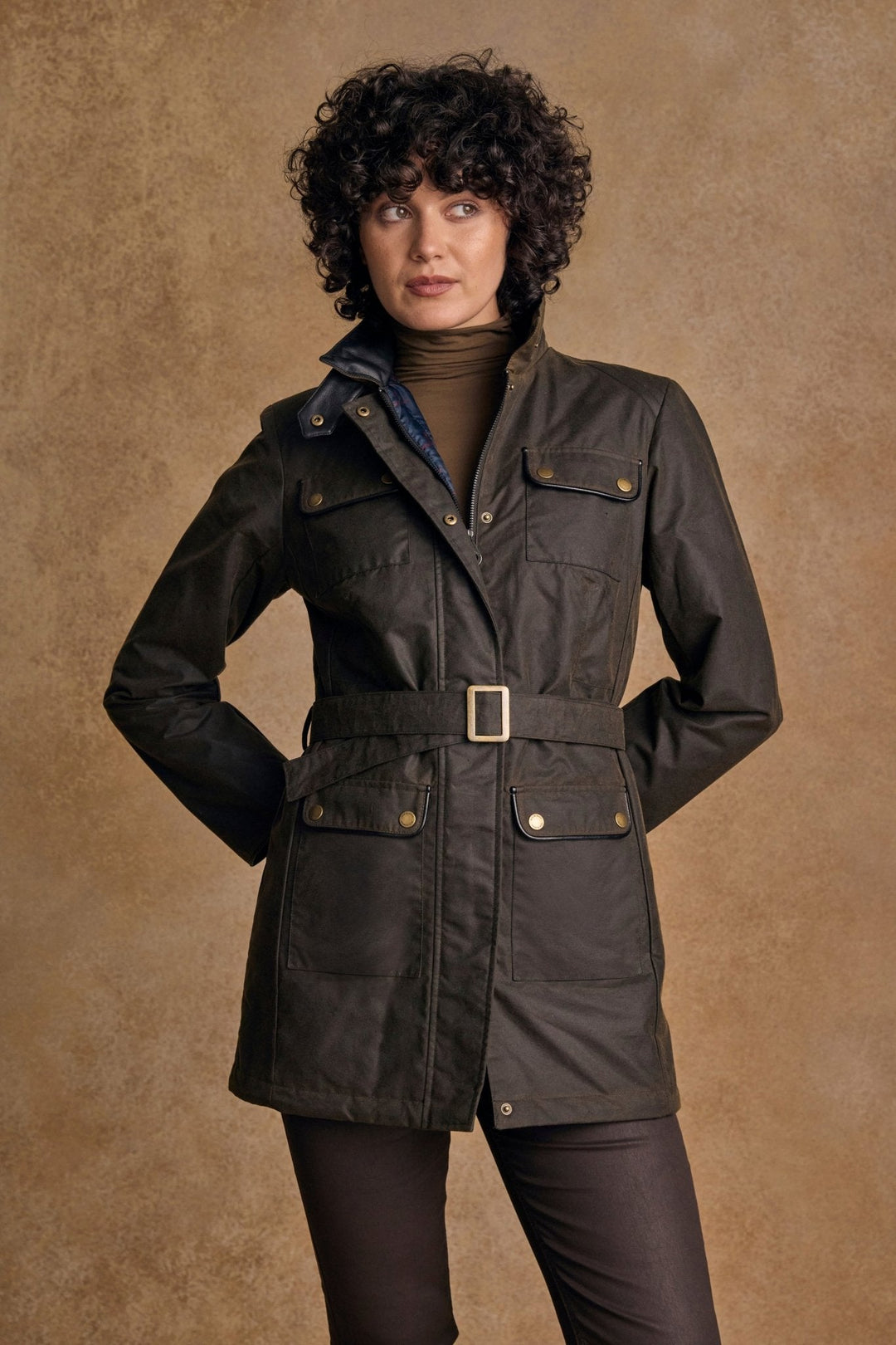 Jack Murphy Ireland - Orla Wax Jacket - Olive - Wax