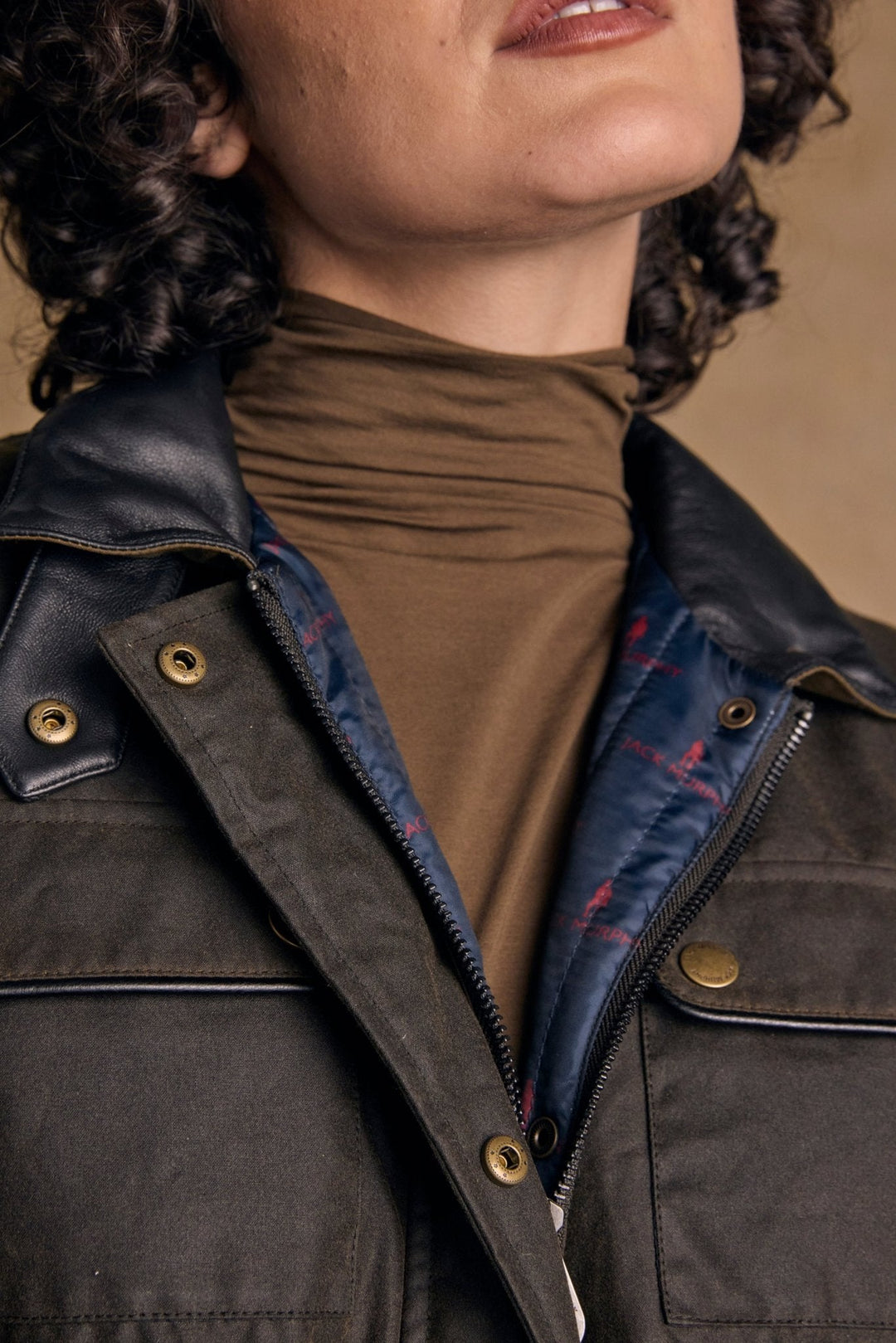 Jack Murphy Ireland - Orla Wax Jacket - Olive - Wax