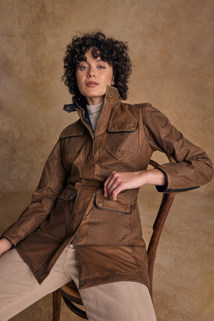 Jack Murphy Ireland - Orla Wax Jacket - Tan - Wax