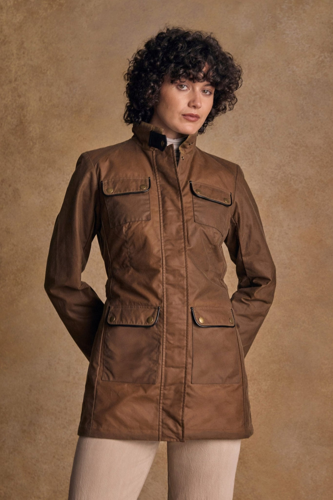 Jack Murphy Ireland - Orla Wax Jacket - Tan - Wax
