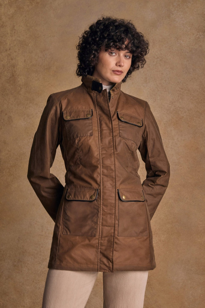 Jack Murphy Ireland - Orla Wax Jacket - Tan - Wax