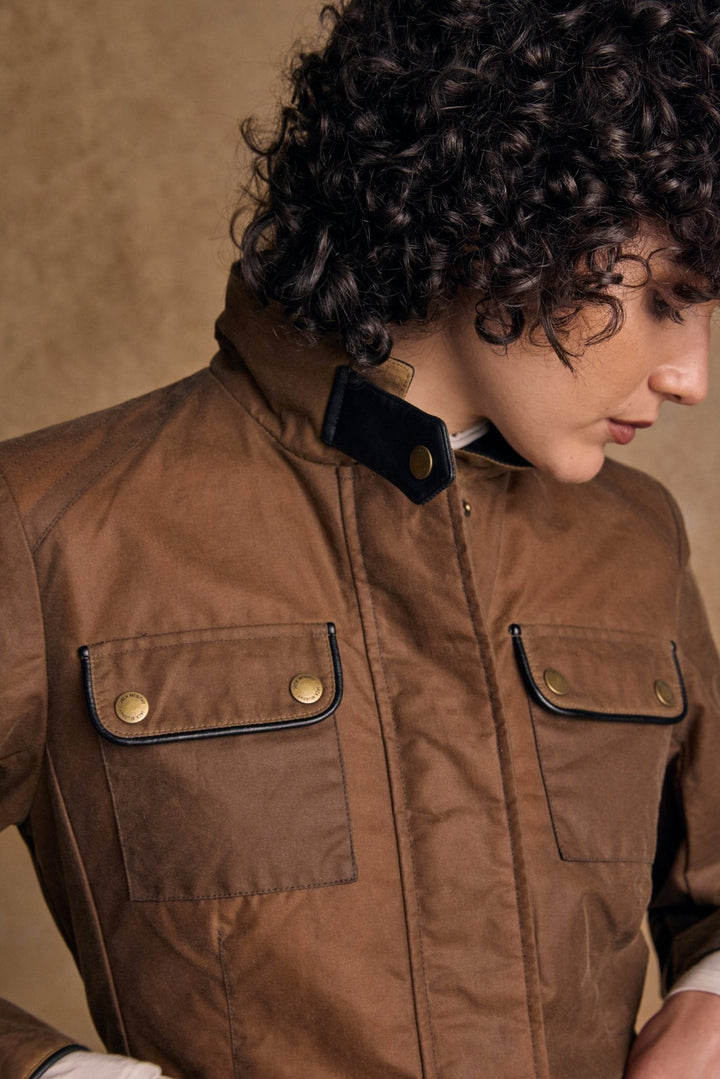 Jack Murphy Ireland - Orla Wax Jacket - Tan - Wax