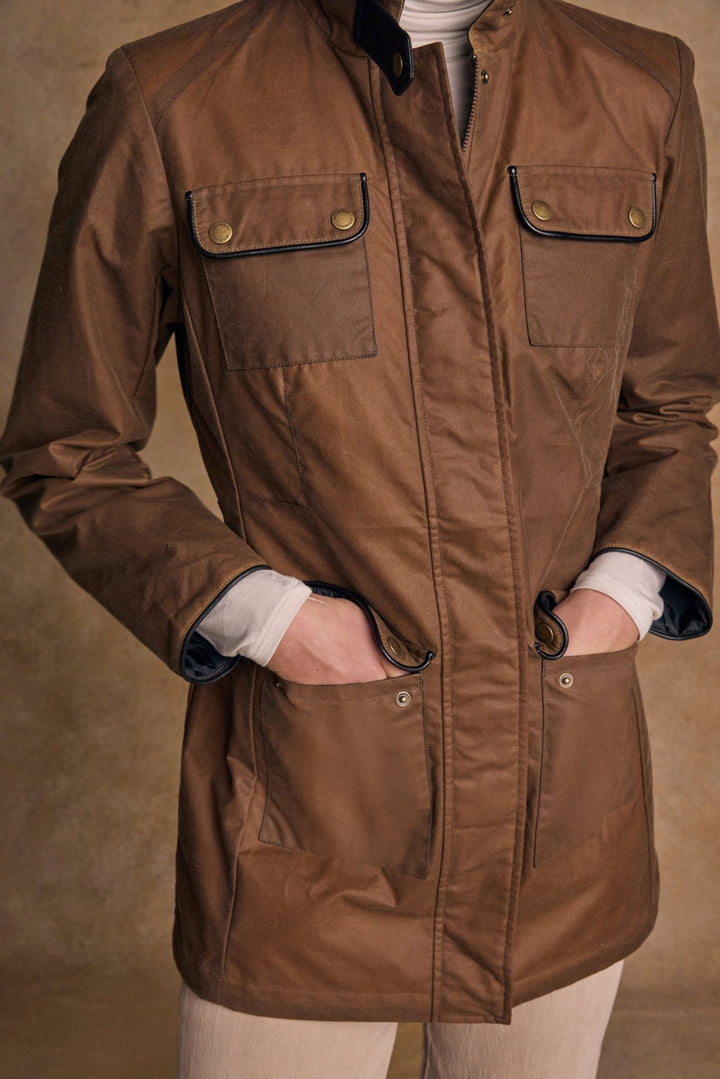 Jack Murphy Ireland - Orla Wax Jacket - Tan - Wax