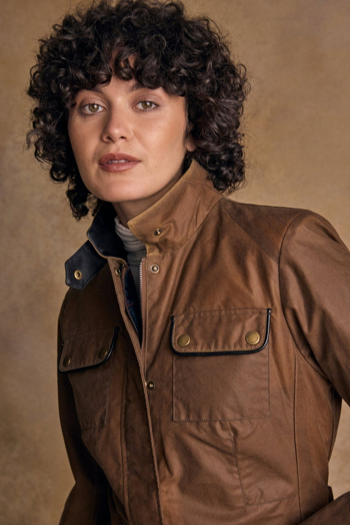 Jack Murphy Ireland - Orla Wax Jacket - Tan - Wax
