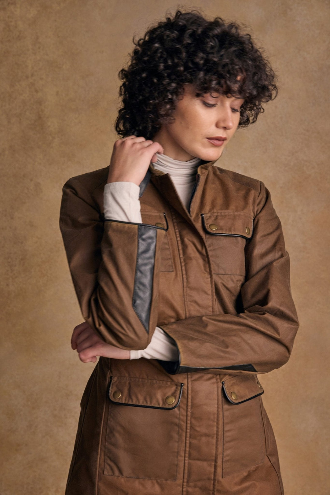 Jack Murphy Ireland - Orla Wax Jacket - Tan - Wax