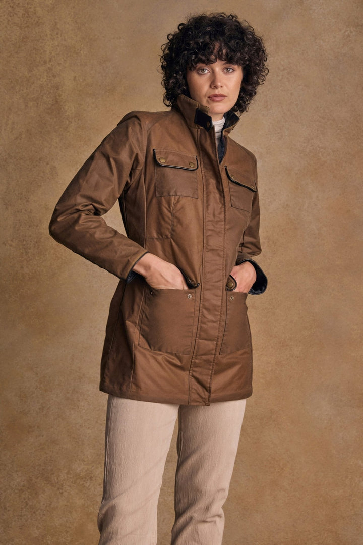 Jack Murphy Ireland - Orla Wax Jacket - Tan - Wax