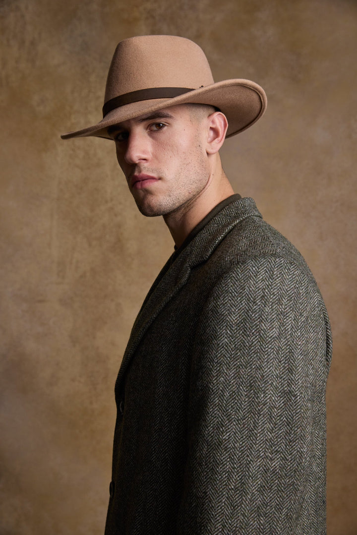 Jack Murphy Ireland - Boston Felt Hat - Tan - Hats