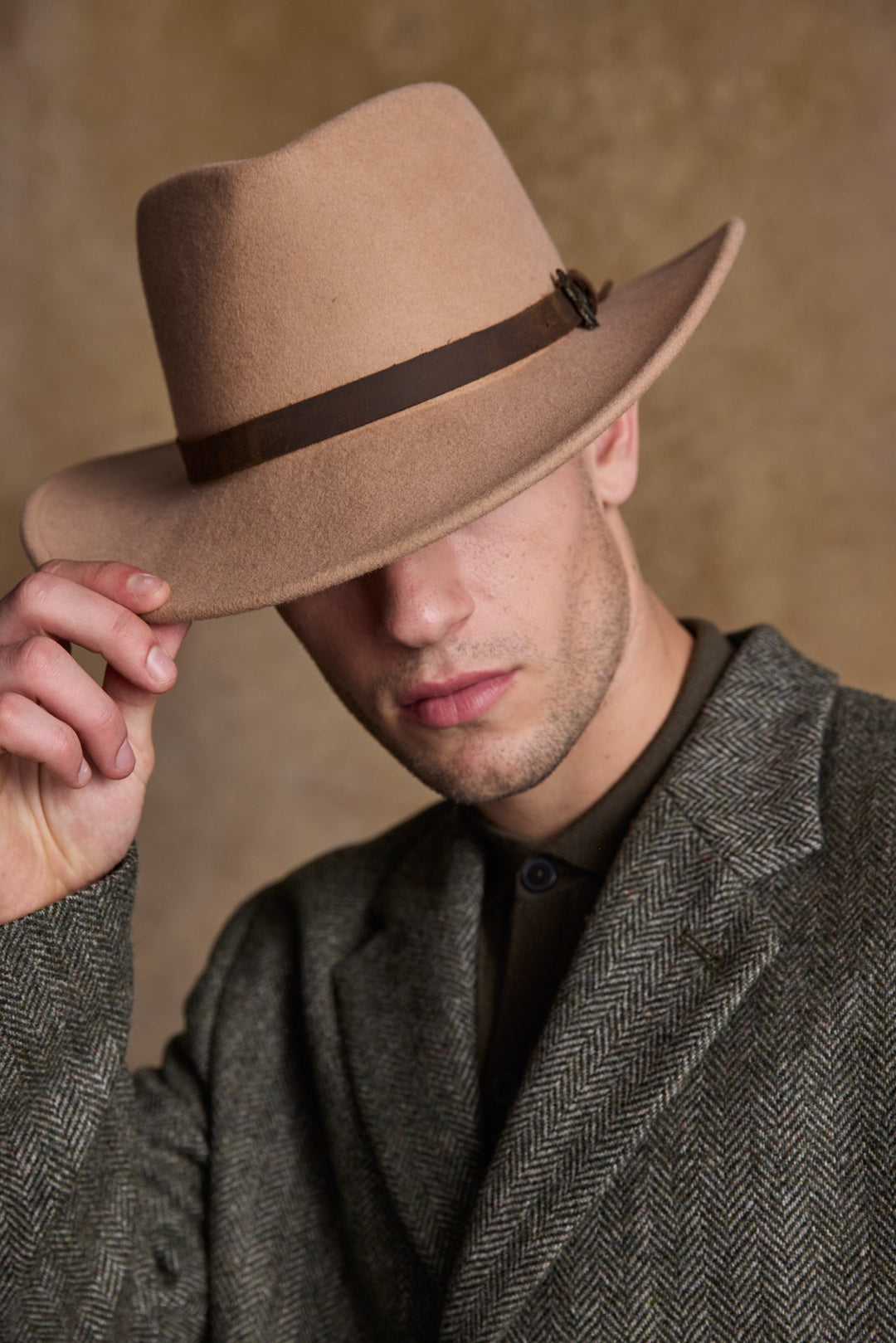 Jack Murphy Ireland - Boston Felt Hat - Tan - Hats