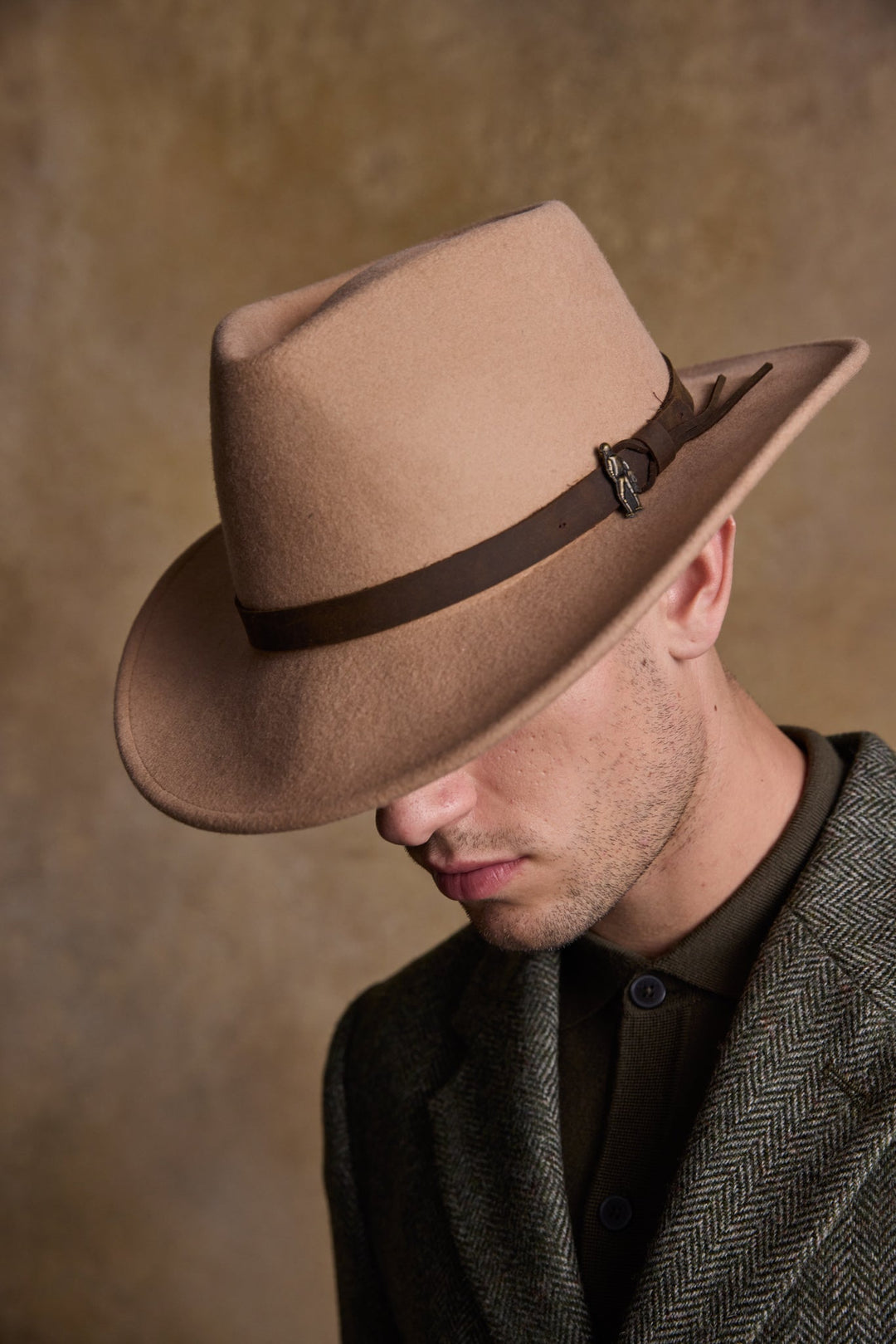 Jack Murphy Ireland - Boston Felt Hat - Tan - Hats
