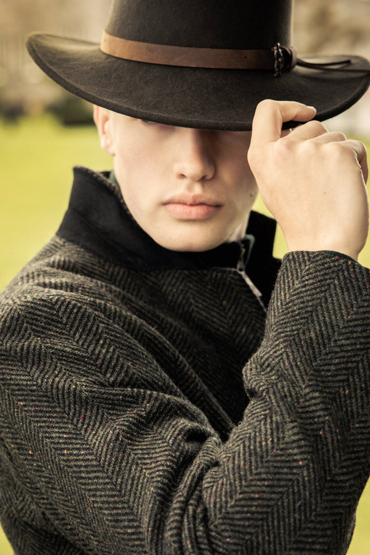 Jack Murphy Ireland - Boston Felt Hat - Olive - Hats