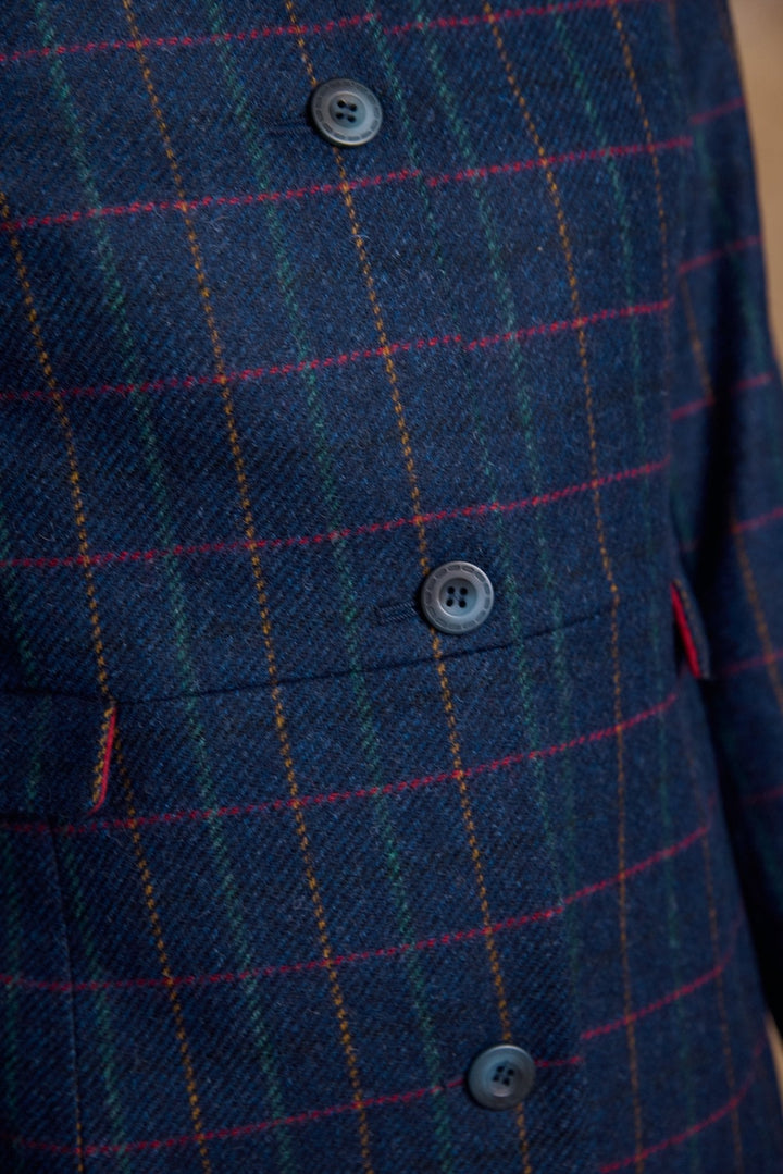 Jack Murphy Ireland - Pamela Tweed Coat - Primary Navy - Tweed