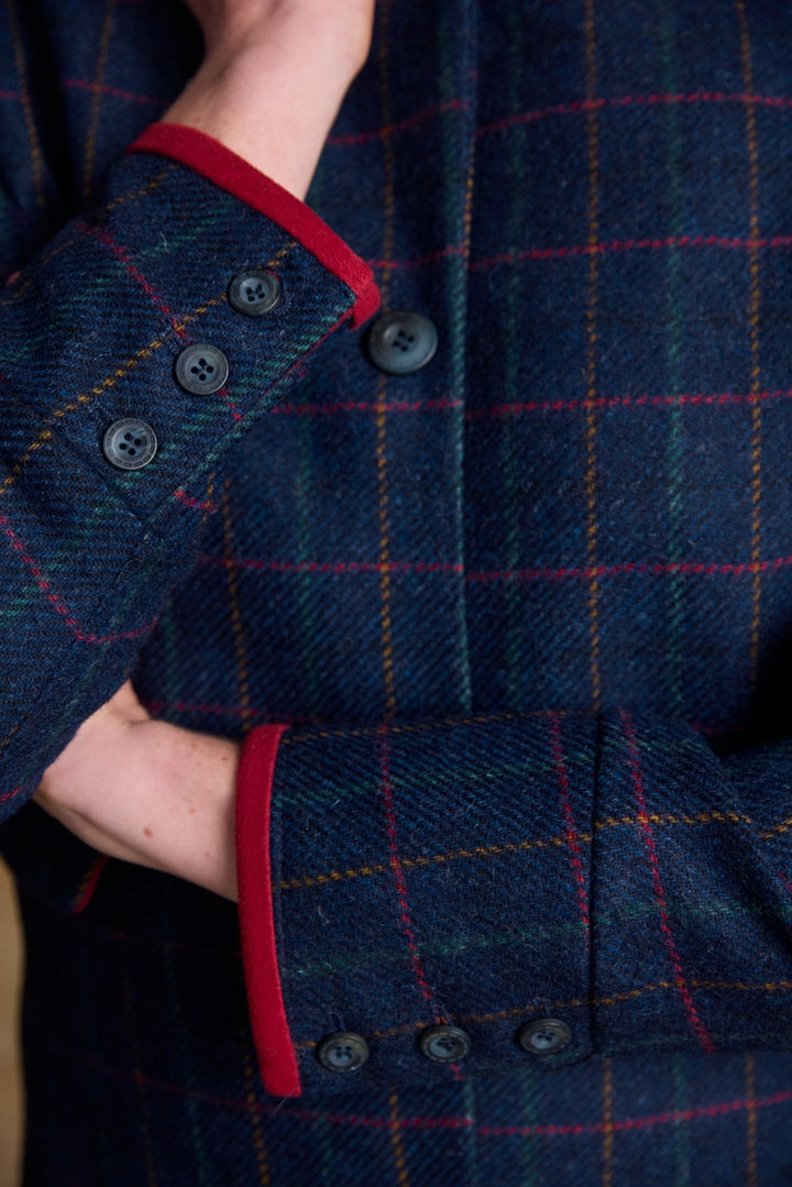 Jack Murphy Ireland - Pamela Tweed Coat - Primary Navy - Tweed