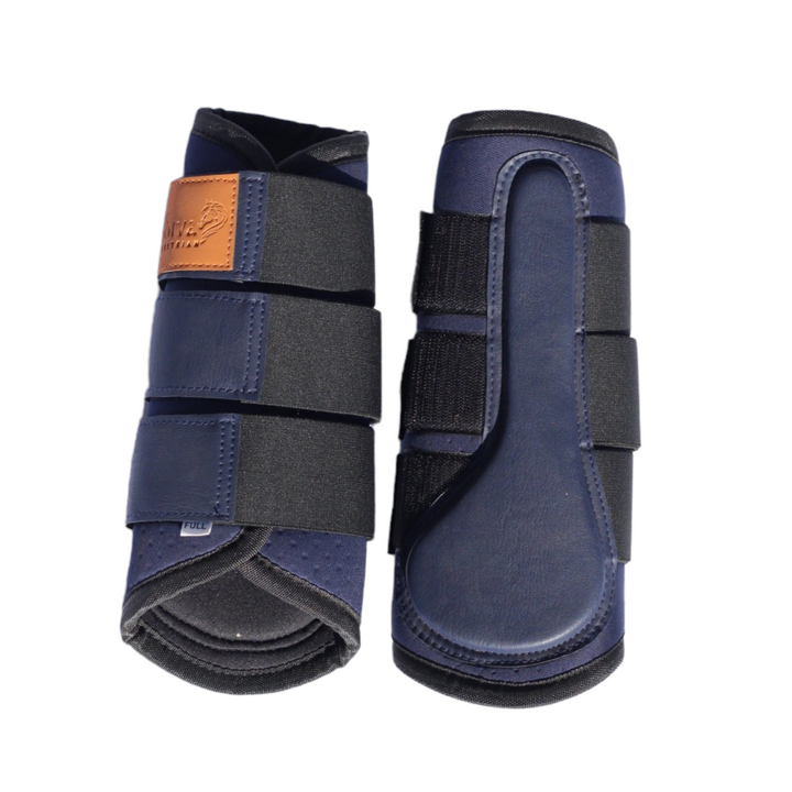 Navy Memory Foam Brushing Boots