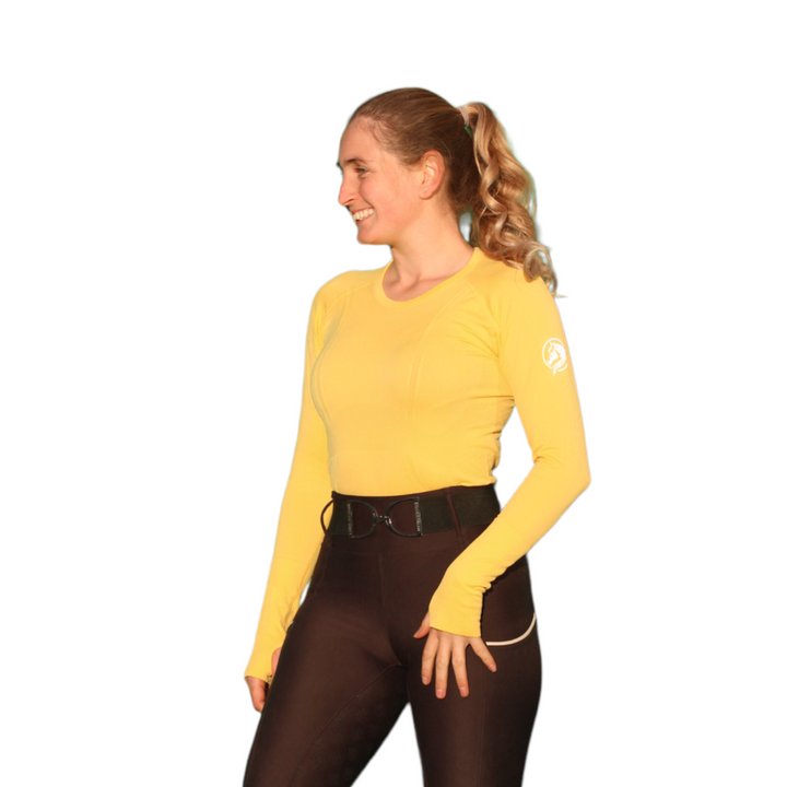 Dark Daffodil LS Seamless Performance Baselayer