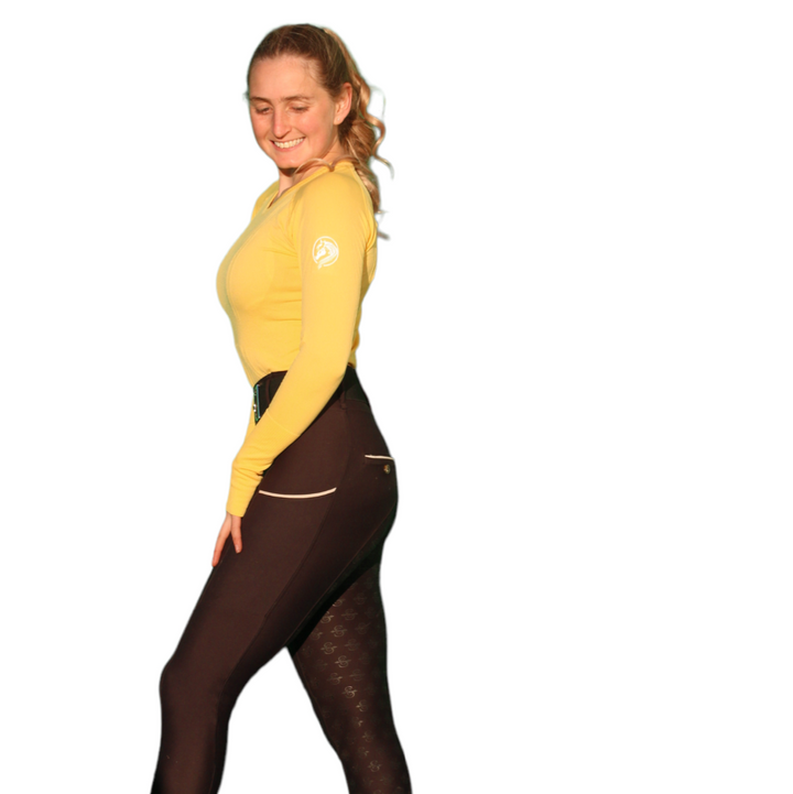 Dark Daffodil LS Seamless Performance Baselayer