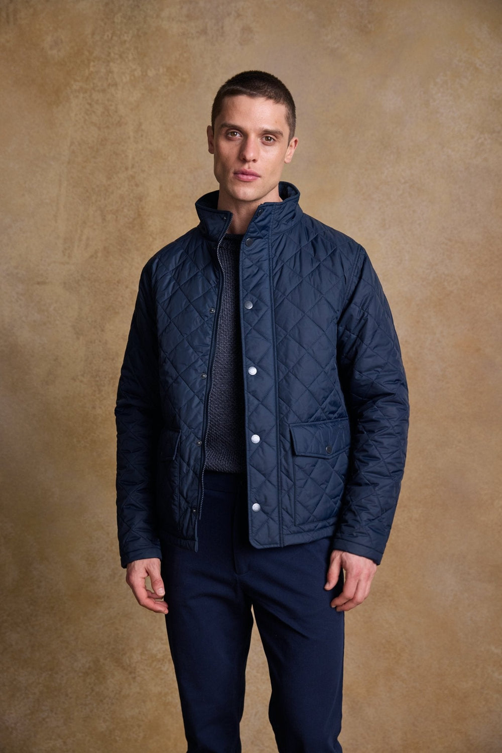 Jack Murphy Ireland - Ronan Quilted Jacket - Navy - Quilts & Gilets