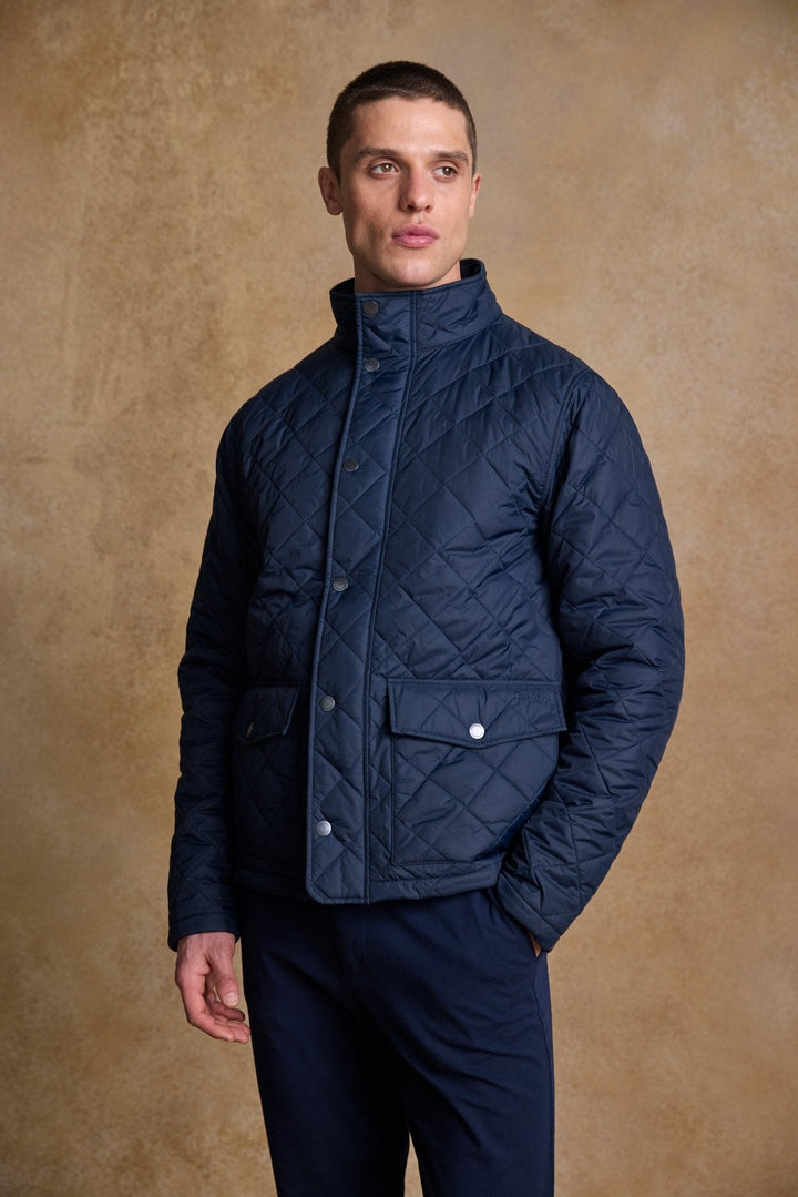 Jack Murphy Ireland - Ronan Quilted Jacket - Navy - Quilts & Gilets