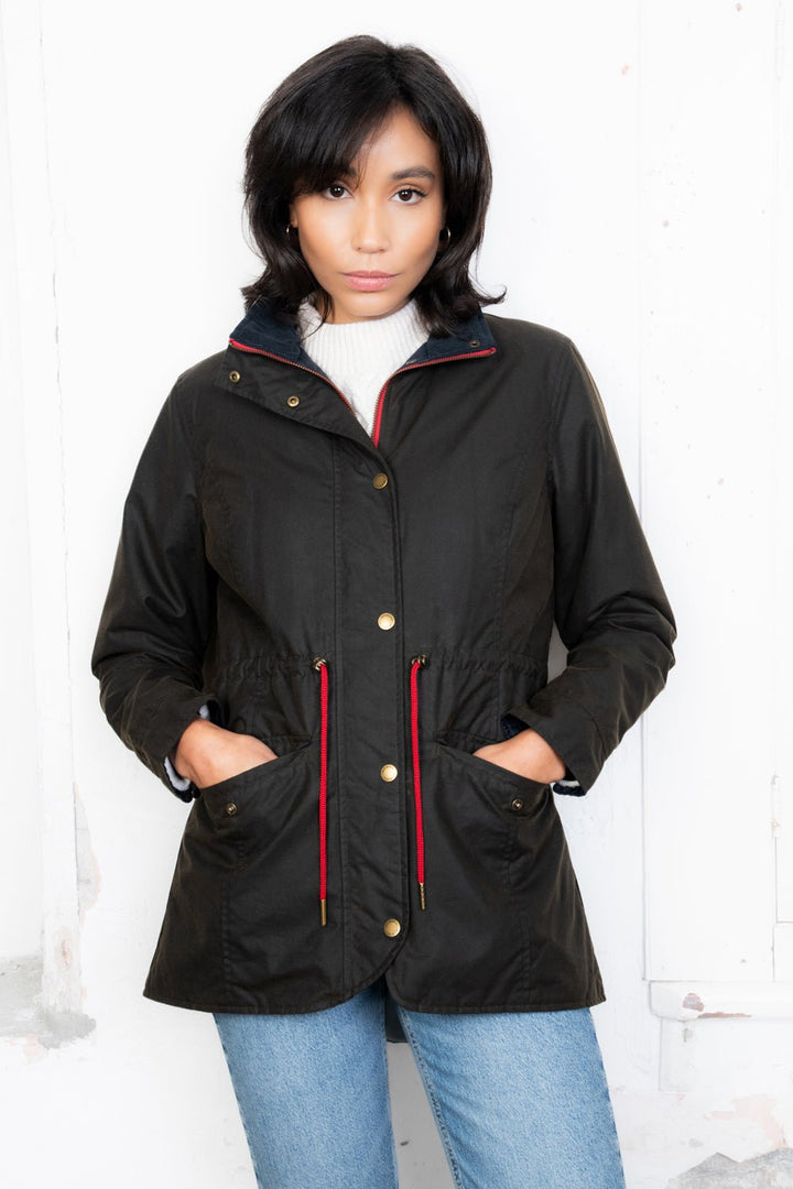 Jack Murphy Ireland - Fiona Wax Jacket - Olive - Wax