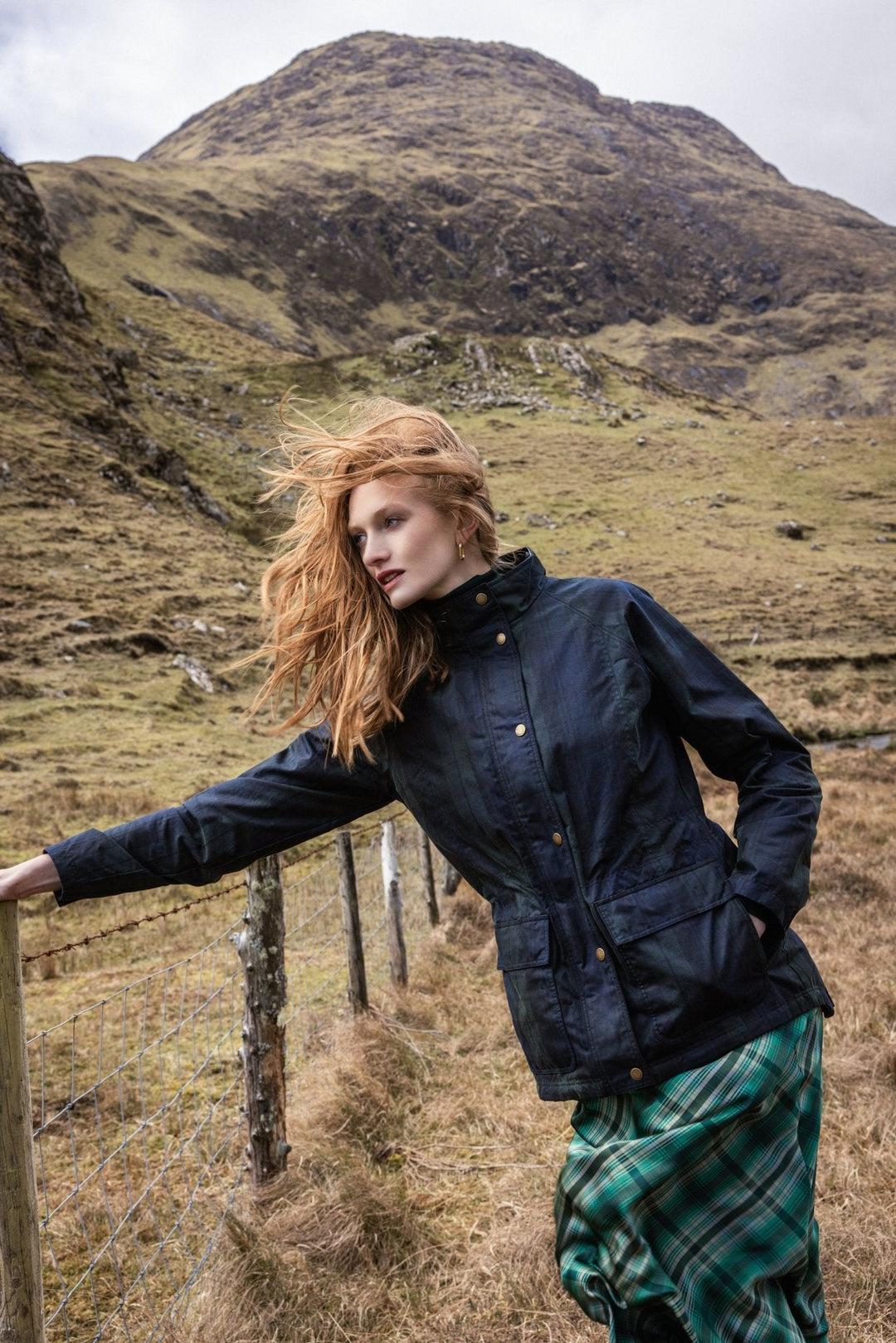 Jack Murphy Ireland - Sally Wax Jacket - Blackwatch - Wax