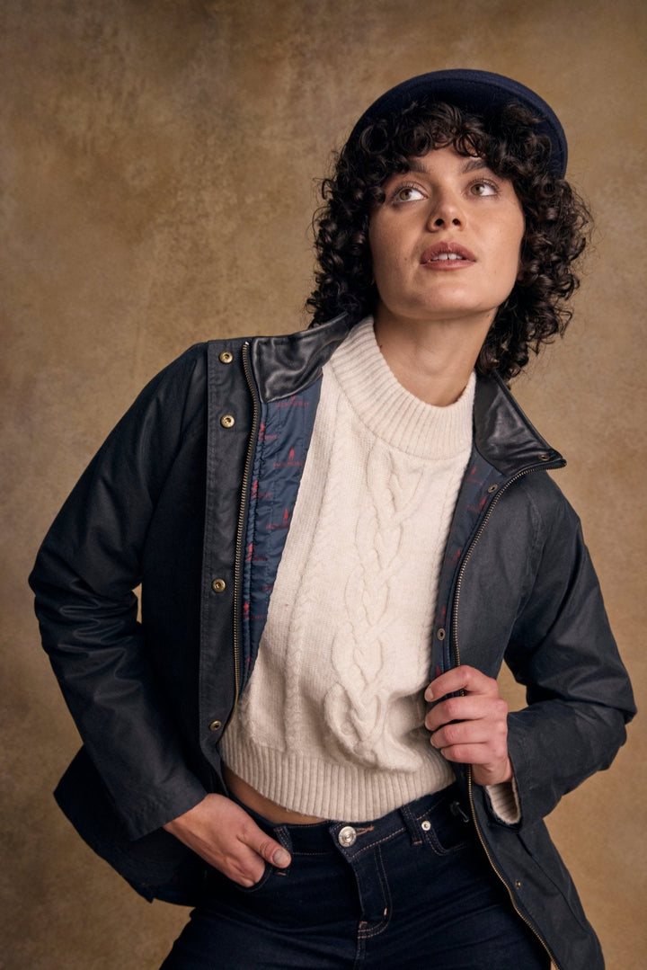 Jack Murphy Ireland - Sally Wax Jacket - Navy - Wax