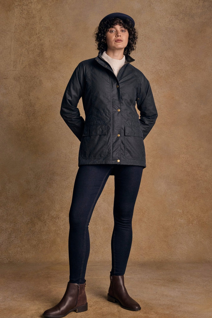 Jack Murphy Ireland - Sally Wax Jacket - Navy - Wax