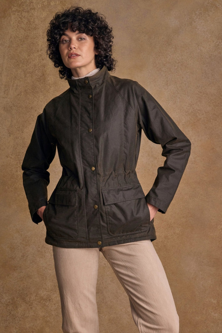 Jack Murphy Ireland - Sally Wax Jacket - Olive - Wax