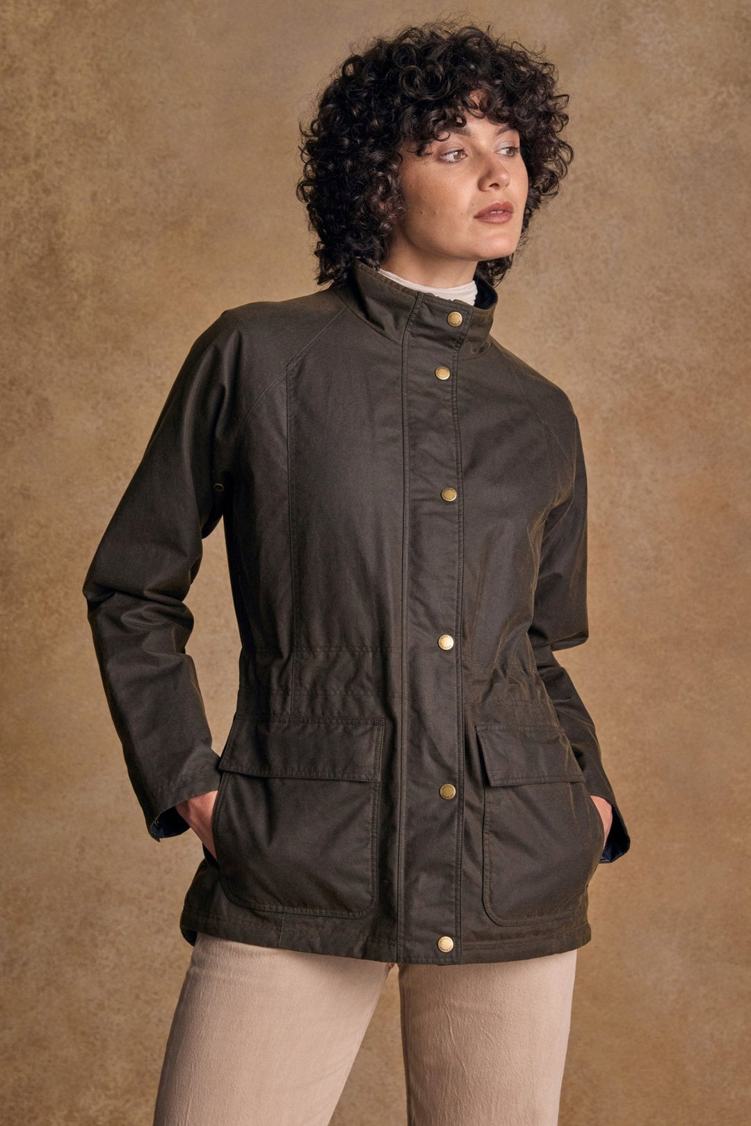 Jack Murphy Ireland - Sally Wax Jacket - Olive - Wax