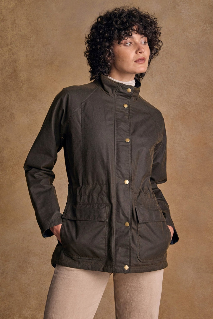 Jack Murphy Ireland - Sally Wax Jacket - Olive - Wax