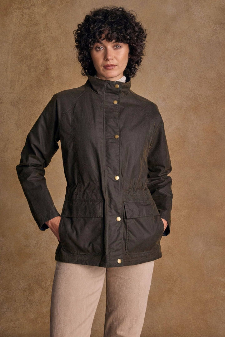 Jack Murphy Ireland - Sally Wax Jacket - Olive - Wax