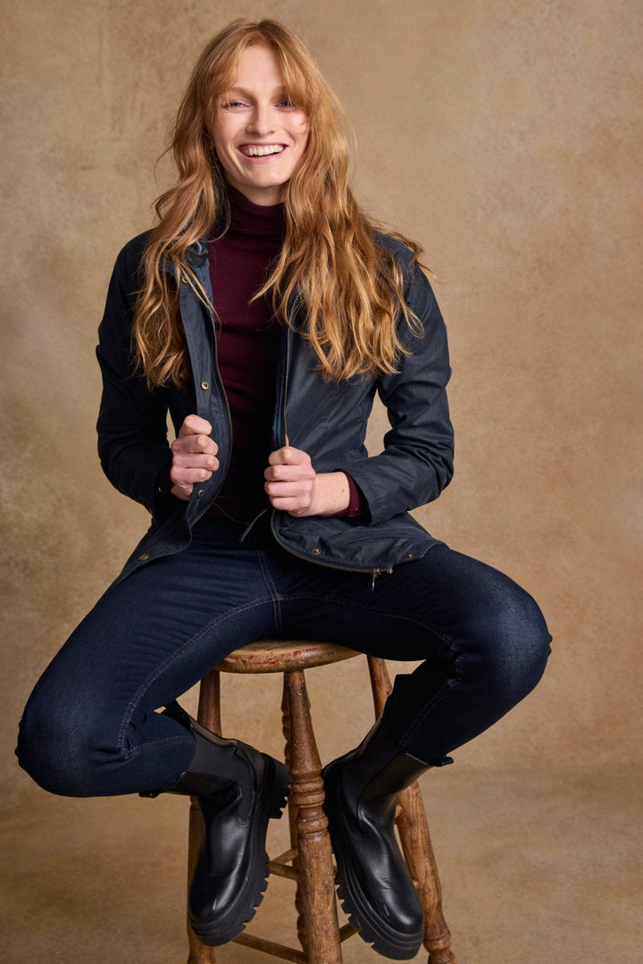 Jack Murphy Ireland - Sally Wax Jacket - Navy - Wax