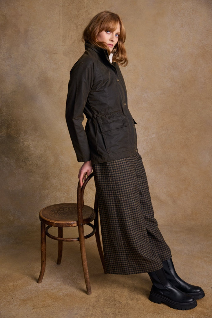 Jack Murphy Ireland - Sally Wax Jacket - Olive - Wax