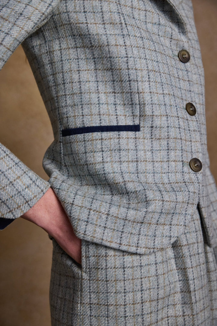 Jack Murphy Ireland - Sasha Tweed Jacket - Jade Check - Tweed