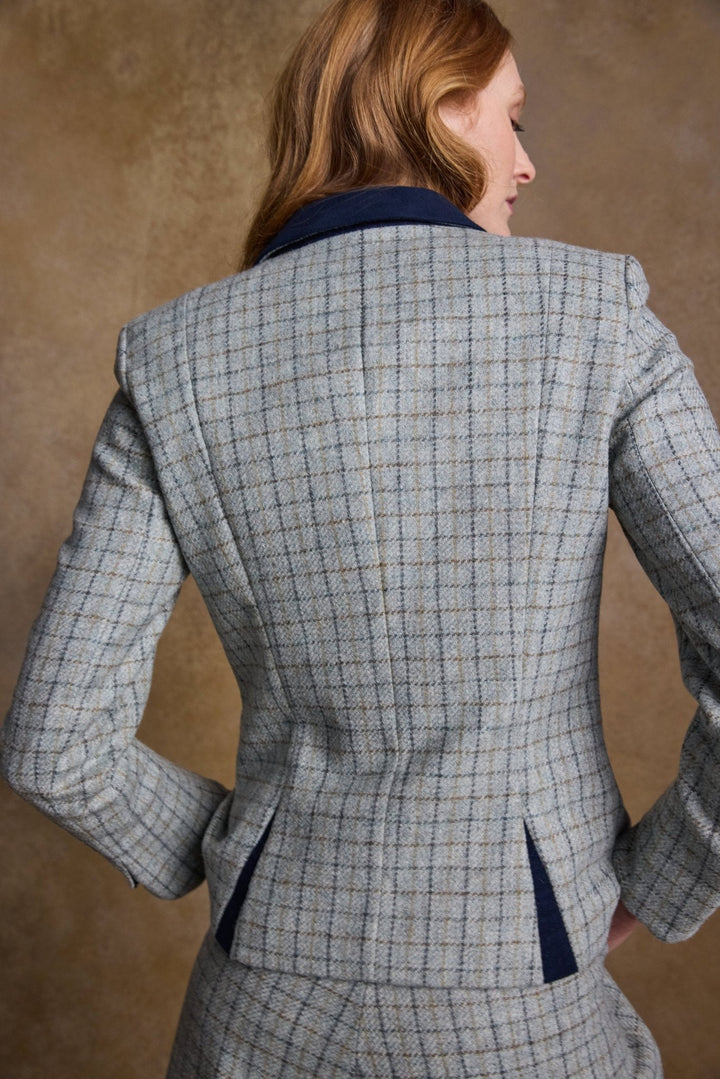 Jack Murphy Ireland - Sasha Tweed Jacket - Jade Check - Tweed