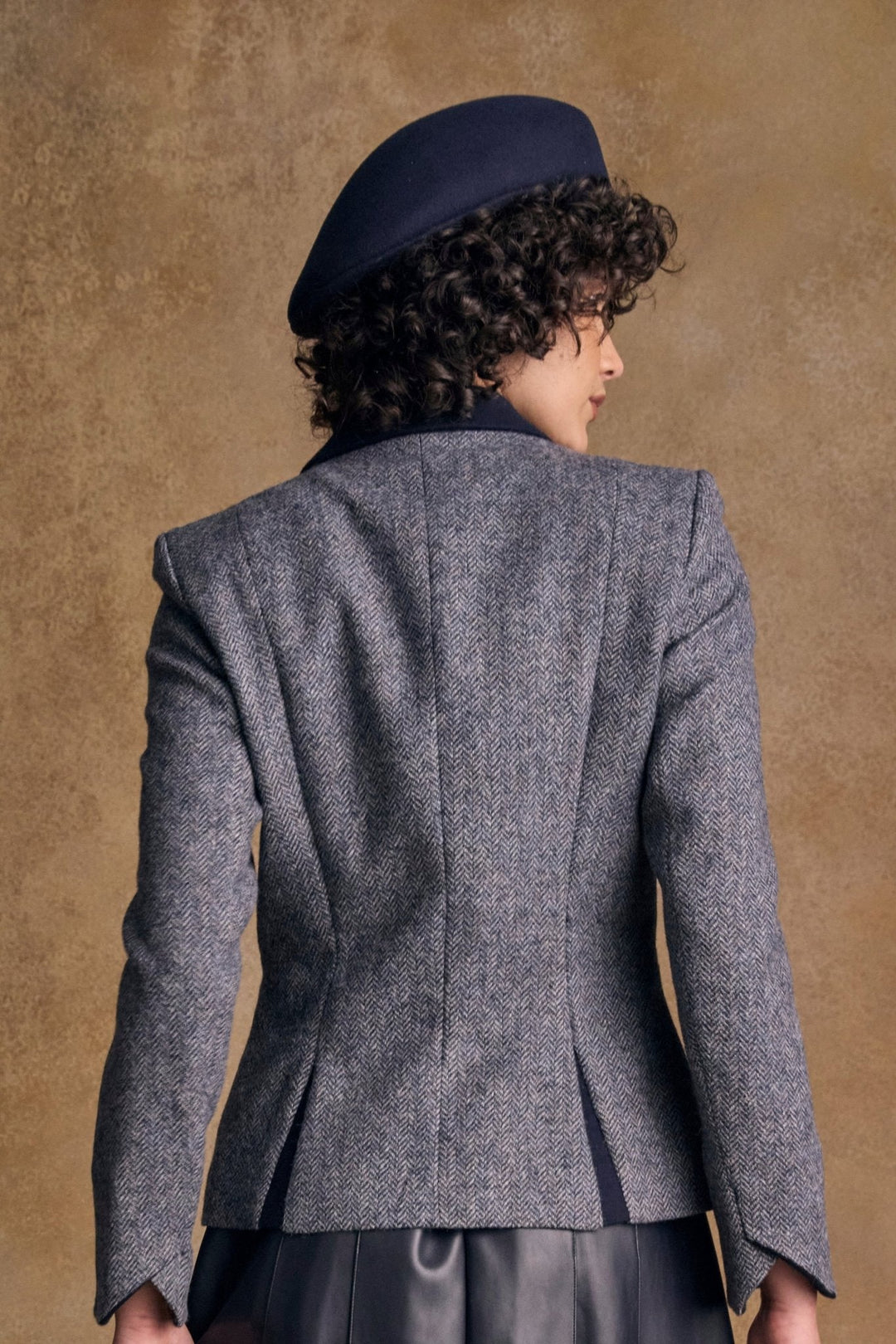 Jack Murphy Ireland - Galway Felt Flat Cap - True Navy - Hats