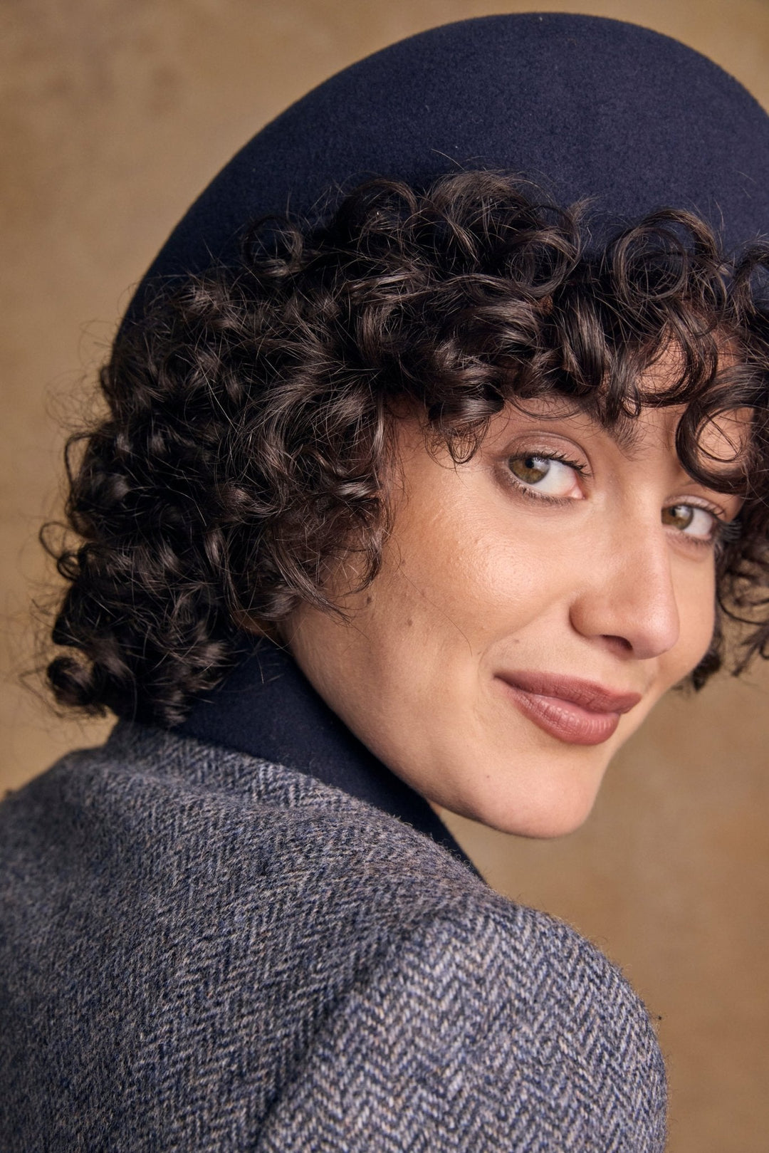 Jack Murphy Ireland - Galway Felt Flat Cap - True Navy - Hats