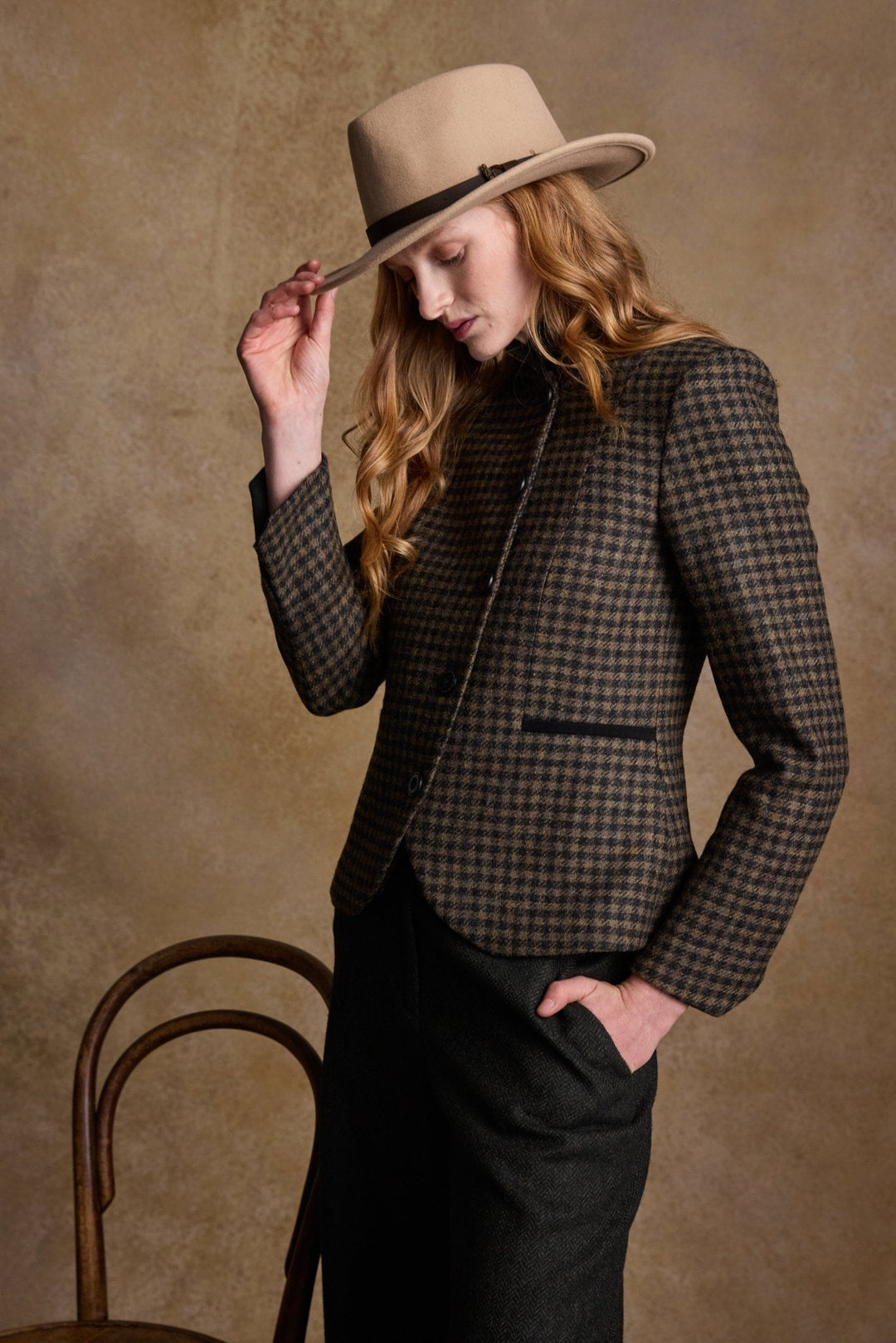 Jack Murphy Ireland - Boston Felt Hat - Tan - Hats