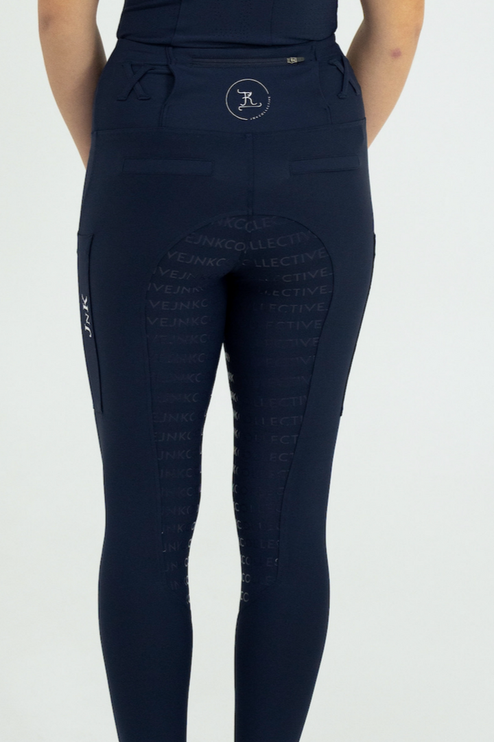 Elite Tights-Navy (No Front Seam)